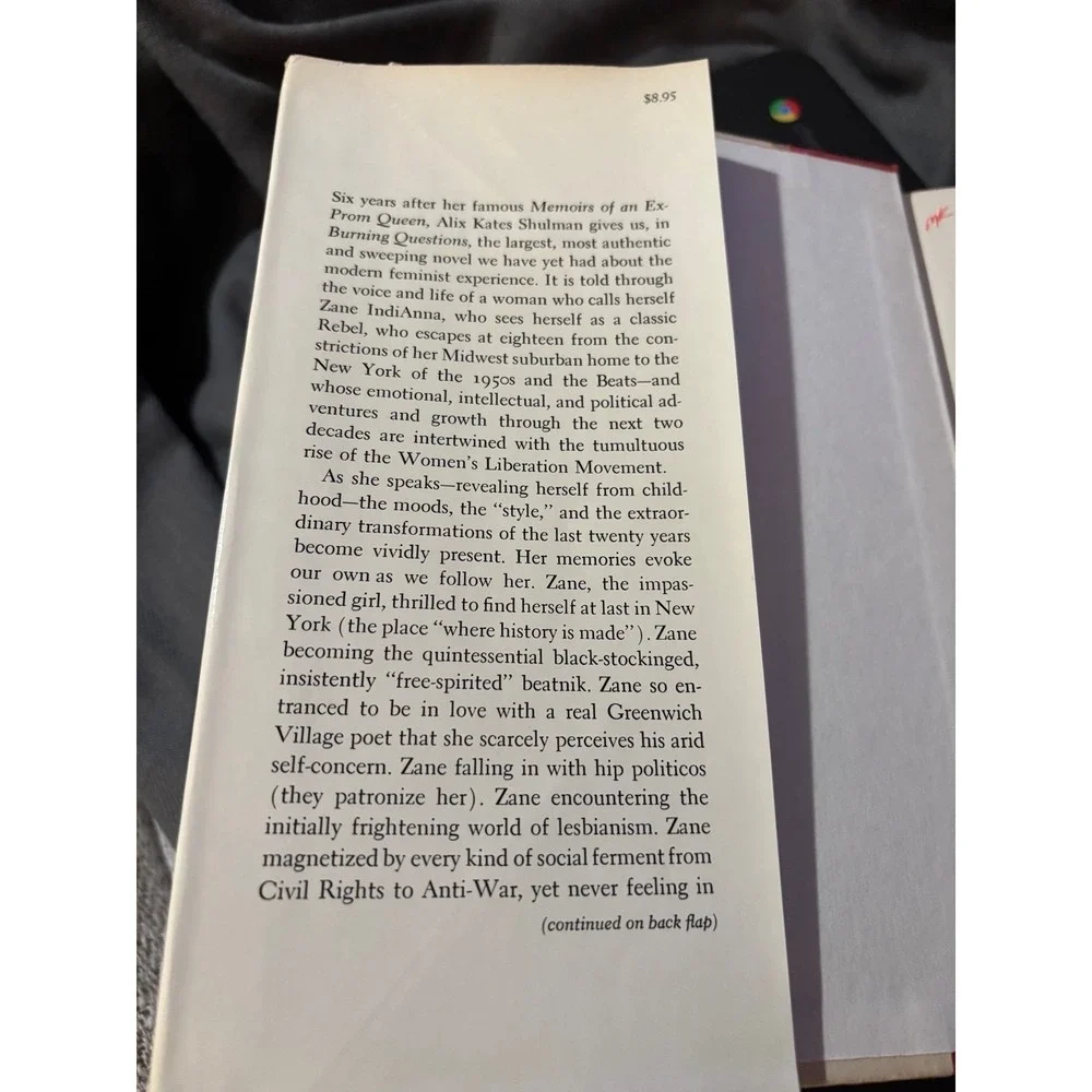 Novel Burning Questions
